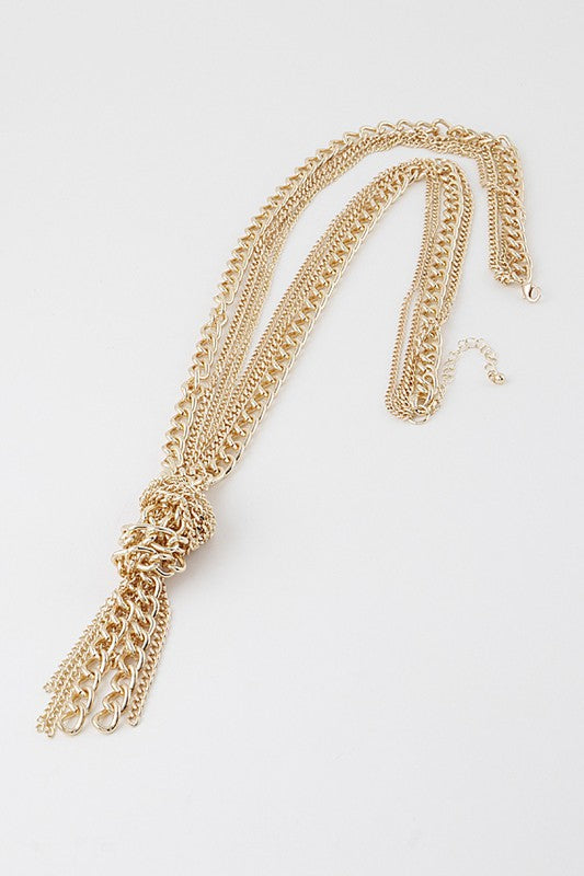 Multi chain necklace