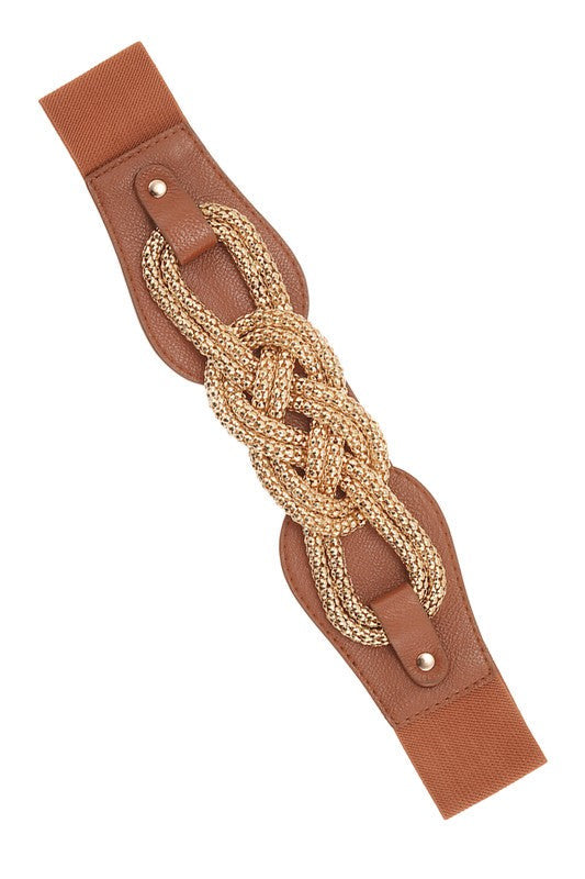 Camel chain detail belt