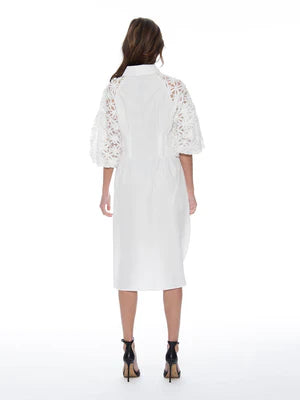 Gracia fashion white dress