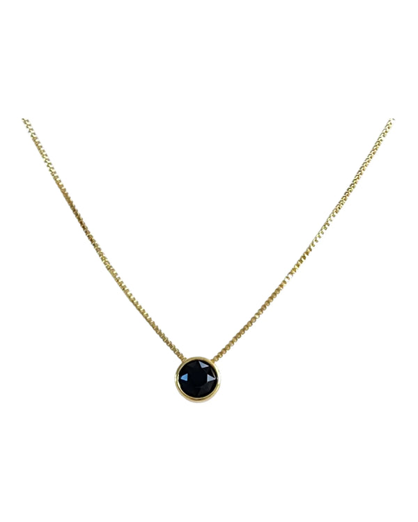 Adelina black necklace