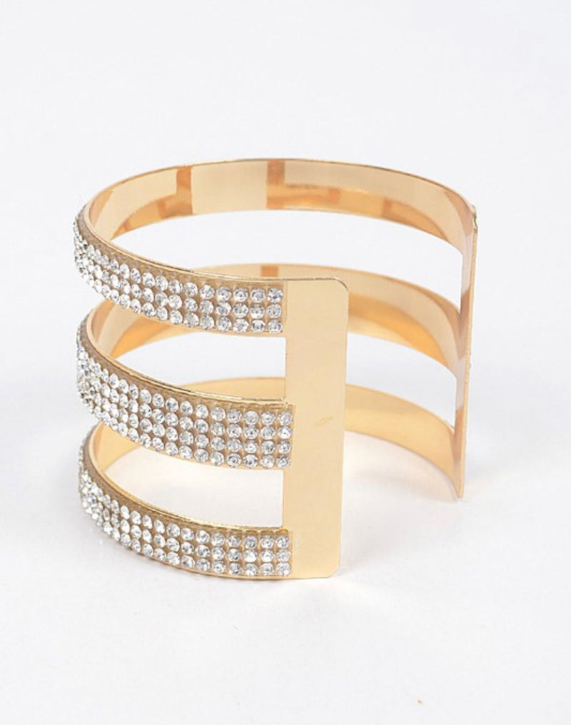 Shiny rhi & cristal bracelet