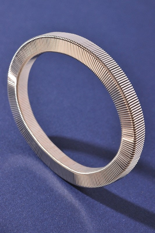 Metal silver bracelet