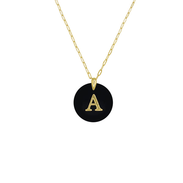 Zoe initial necklace
